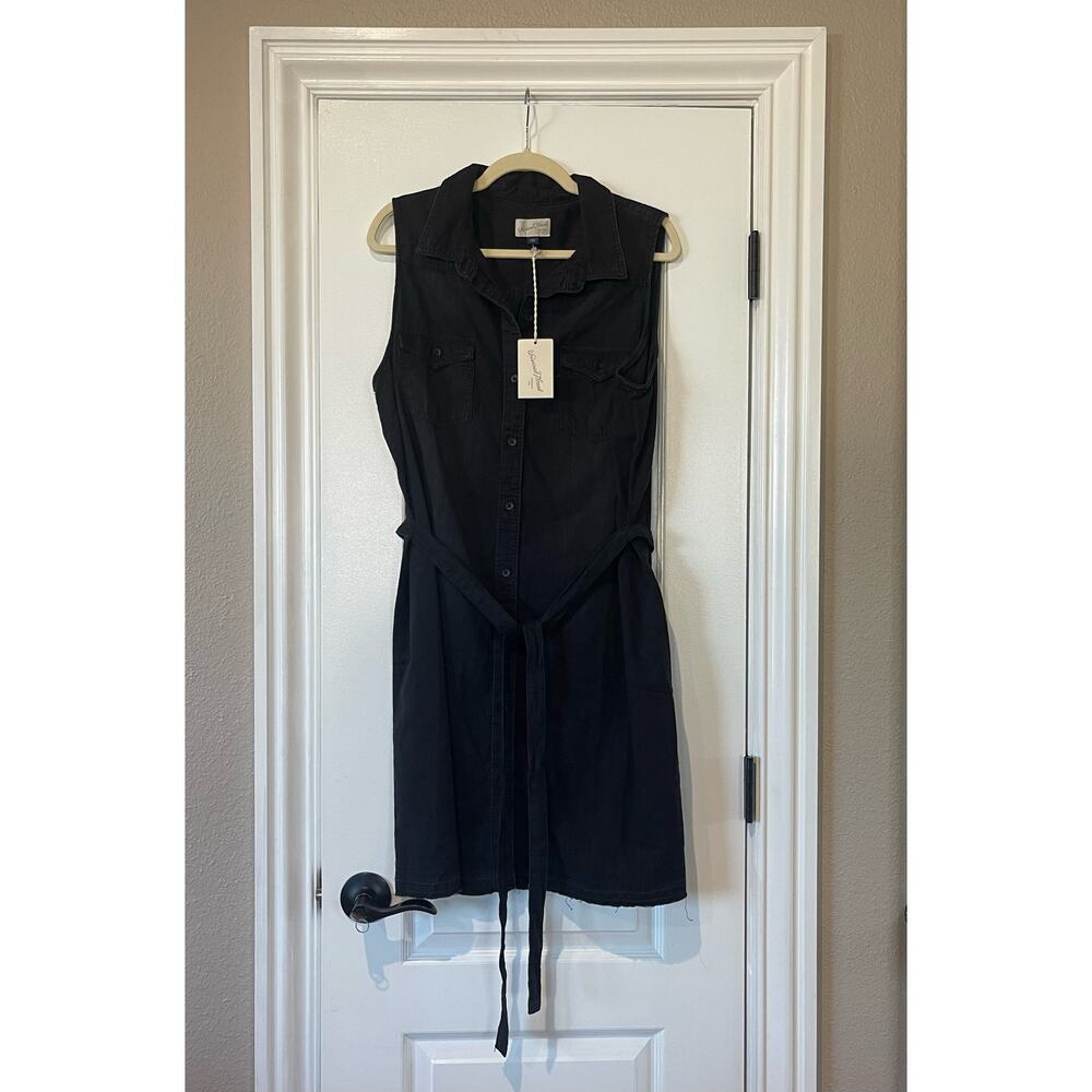 BNWT Universal Thread Button Down Black Dress XX Large